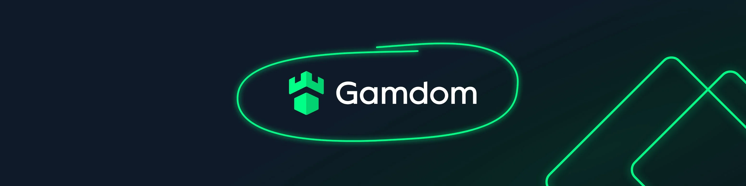 Bannière Gamdom Casino